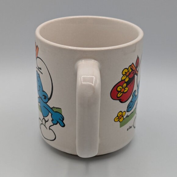 Vintage 1981 Smurf "Have a Happy Day!" Mug - Picture 4 of 7